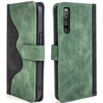 Pouzdro Dual Wavy Case Sony Xperia 10 IV zelené – Zboží Živě