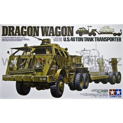 Tamiya Dragon Wagon U.S. 40 Ton Tank Transporter 1:35 – Hledejceny.cz