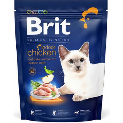 Brit Premium by Nature Cat Indoor Chicken 0,8 kg