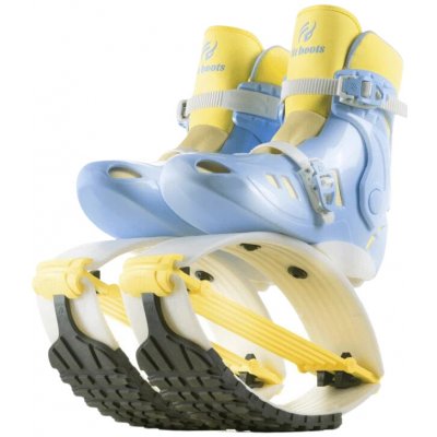 Kangoo Jumping Fit Boots modro žluté – Zboží Dáma