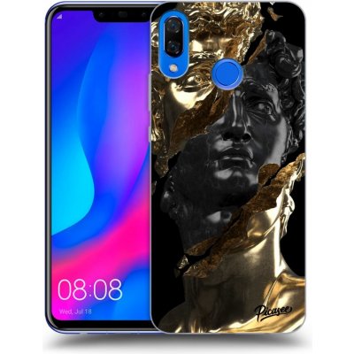 Pouzdro Picasee silikonové Huawei Nova 3 - Black Gold černé – Zbozi.Blesk.cz