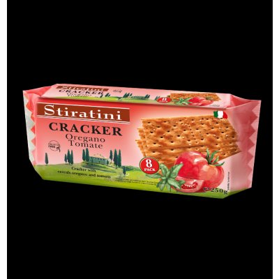 Stiratini Krekry s příchutí oregano, tomato 250g – Zboží Dáma