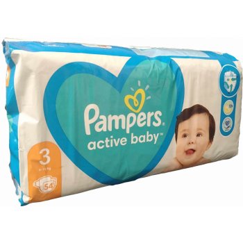 Pampers active baby 3 54 ks