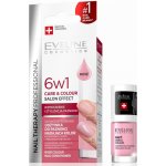 Eveline Cosmetics SOS Nail Therapy vyživující barevný lak na nehty 6v1 ROSE 5 ml – Zboží Dáma