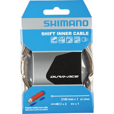 Shimano lanko řazení s polymerovým povlakem, 2100mm – Zboží Mobilmania