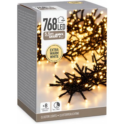Koopman LED cluster světelný řetěz 5,5 m – Hledejceny.cz