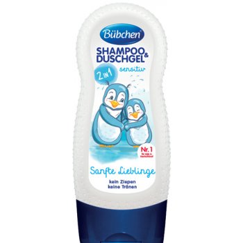 Bübchen Kids šampon a sprchový gel 2v1 Sensitiv Jemný Miláček 230 ml