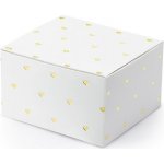 PartyDeco KRABIČKY na výslužku bílá 6x3.5x5.5cm 10ks – Zbozi.Blesk.cz