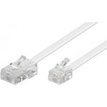Goobay 11.92.9868 telefonní RJ45 - RJ11, 10m, bílý – Zboží Živě