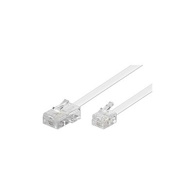 Goobay 11.92.9868 telefonní RJ45 - RJ11, 10m, bílý – Zboží Živě