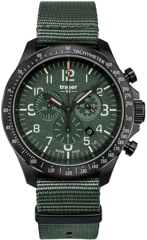 Traser P67 Officer Pro Chronograph Green Nato