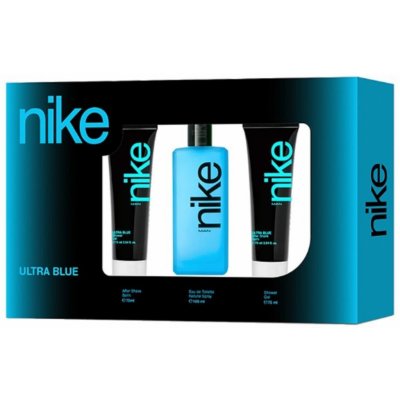 Nike Ultra Blue Man toaletní voda 100 ml + voda po holení 75 ml + sprchový gel 75 ml, dárková sada pro muže – Zboží Mobilmania