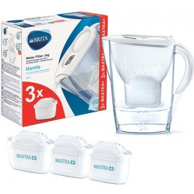 Brita Set Marella Cool Memo a 3 filtrů MX+ 2,4 l bílá 1039273 – Zboží Mobilmania