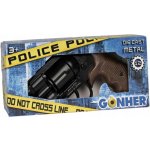 Gonher Alltoys Policejní revolver Gold colection černý kovový 12 ran – Zbozi.Blesk.cz