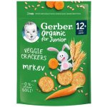GERBER Organic krekry s mrkví 100 g – Zboží Dáma