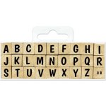 Aladine Dřevěná razítka Abeceda 0 85 cm – Zboží Dáma