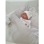 Pro útulný domov Péřová zavinovačka vaflová Šedá Sada 4v1 – Zboží Dáma