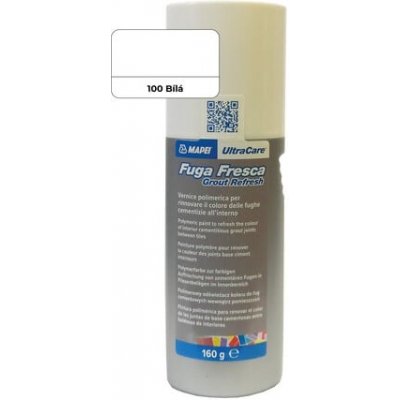 Barva na spáry Mapei Fuga Fresca bílá 160 g FUGAFRESCA100 – Hledejceny.cz