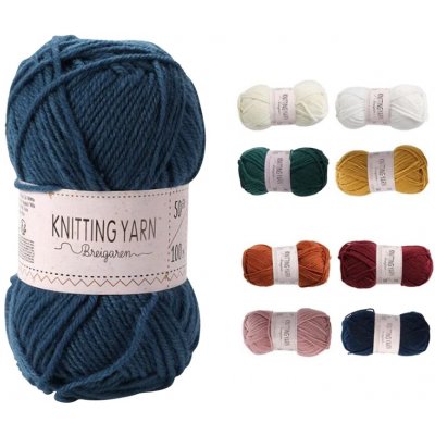 Euro Habitat Polyesterová příze 50 g, 100 m - Modrá – Hledejceny.cz