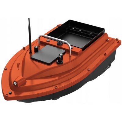 LOKEEVAN Rybářská loďka D16B s jednou komorou, dálkové ovládání, dosah 500 m, 12000 mA, GPS – Zboží Dáma