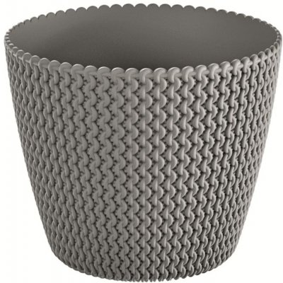 Prosperplast Květináč SPLOFY šedý kámen 15,7 cm – Zboží Mobilmania