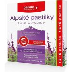 Cemio Alpské pastilky Šalvěj a vitamin C past.20 – Hledejceny.cz