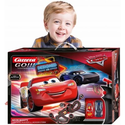 Carrera Autodráha GO 62559 Disney Cars Glow 6,2 m, 62559 – Zbozi.Blesk.cz