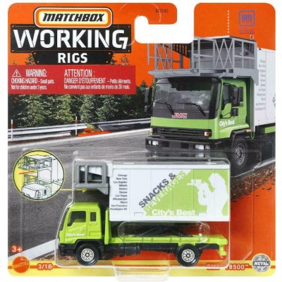 Toys Matchbox Real Working Rigs GMC 3500 Attenuator Truck – Hledejceny.cz