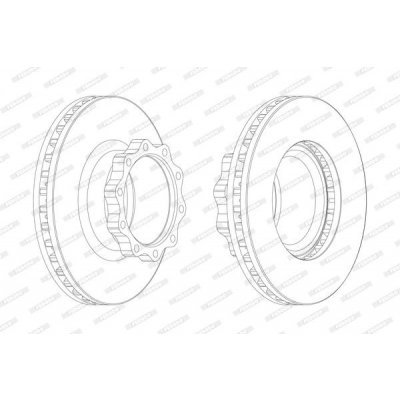 Brzdový kotouč FERODO FCR147A FCR147A – Hledejceny.cz