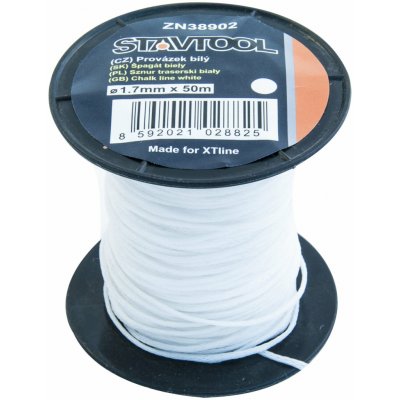 Provázek bílý 50 m / 1,7 mm STAVTOOL – Zboží Mobilmania