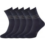 SILVER společenských ponožek 5 párů Tmavě šedé – Zboží Mobilmania