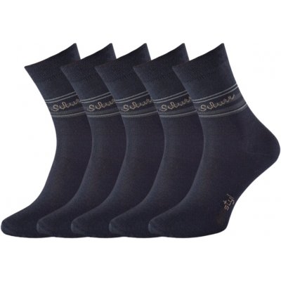 SILVER společenských ponožek 5 párů Tmavě šedé – Zboží Mobilmania