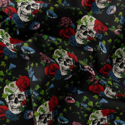 IMPAR Fleece – Flower skulls – Hledejceny.cz