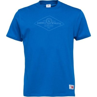 Russell Athletic t-shirt pánské tričko modrá – Sleviste.cz