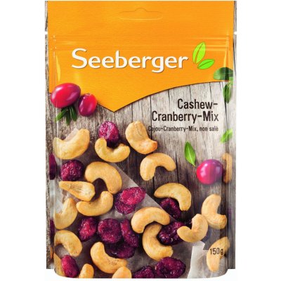 Seeberger Kešu brusinkový mix 150 g – Zboží Mobilmania