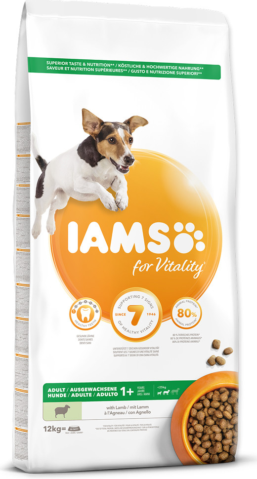 Iams Dog Adult S/M Lamb 12 kg