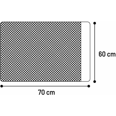FLAMINGO Předložka před toaletu Matz obdélníková 70x60x1,3cm – Zboží Dáma