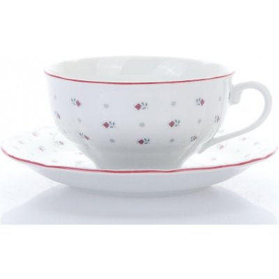 G. Benedikt Šálek s podšálkem na čaj český porcelán Verona Franceska 250 ml – Zboží Mobilmania