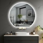 IREDA Koupelnové zrcadlo s LED osvětlením 70 cm 95792 – Hledejceny.cz