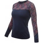 Sensor Merino Impress long sleeve fialová – Zboží Dáma