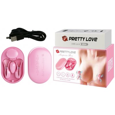 Pretty Love Surprise Box Electro Stimulation Vibrating Nipple Clamps Pink – Zbozi.Blesk.cz