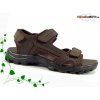 Pánské sandály Pánské sandále nadměrné hnědé suchý zip