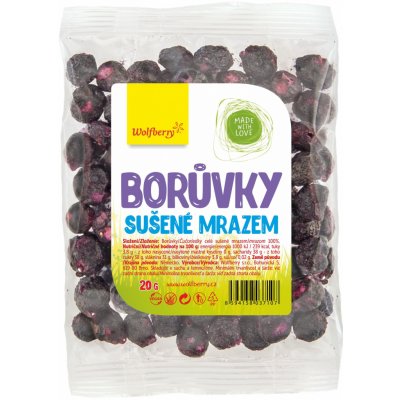 Wolfberry Borůvky lyofilizované 20 g – Sleviste.cz