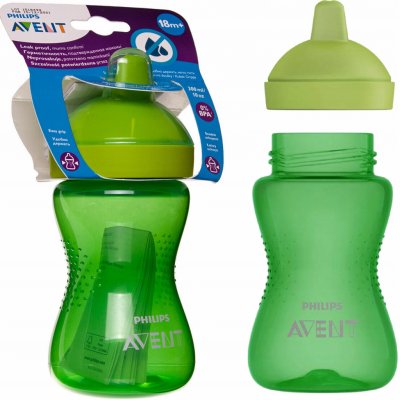 Avent netekoucí hrneček tvrdá hubička zelená 300 ml – Zboží Mobilmania