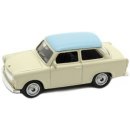 WELLY Auto retro model Trabant 7cm volný chod kov 3 barvy 1:60