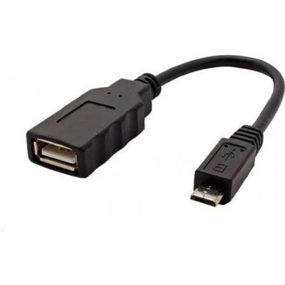 USB OTG AF + Micro BF to Micro BM cable, 0.15 m (A-OTG-AFBM-04)