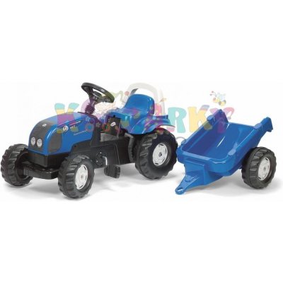 Rolly Toys Rolly Kid Landini modrý s vlekem