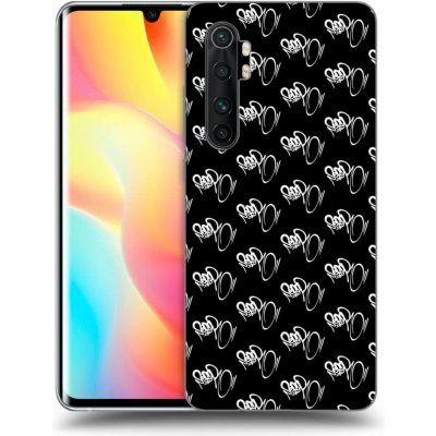 Pouzdro Picasee silikonové Xiaomi Mi Note 10 Lite - Separ - White On Black černé – Zbozi.Blesk.cz