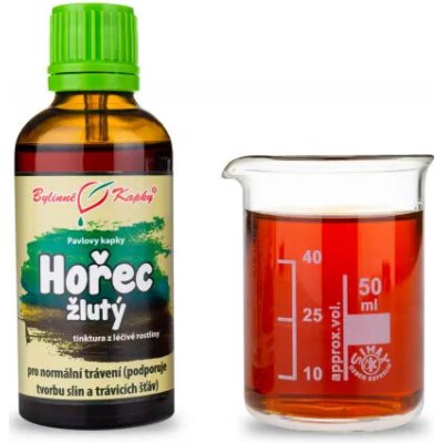 Bylinné kapky Hořec žlutý kapky 50 ml – Hledejceny.cz