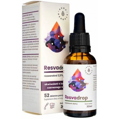Aura herbals Resvadrop 30 ml – Hledejceny.cz